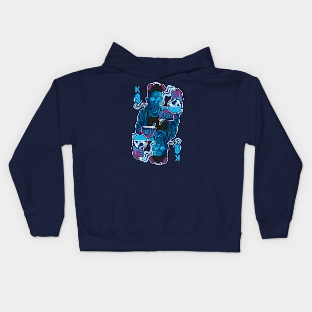 King of Crystals Kids Hoodie by dv8sheepn